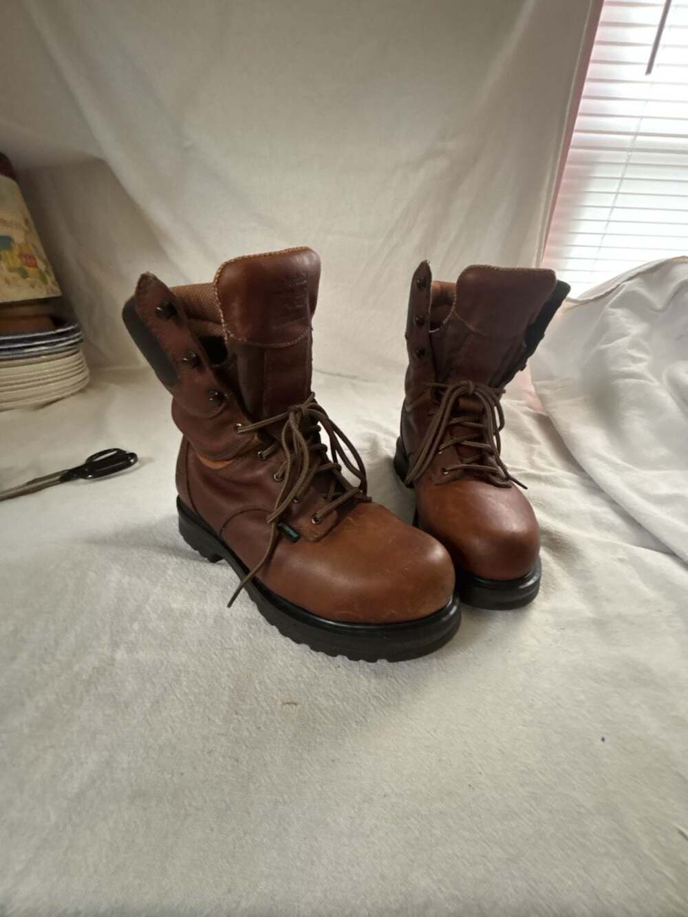 Timberland PRO TiTAN 8-Inch Alloy Toe Waterproof Work Boots
